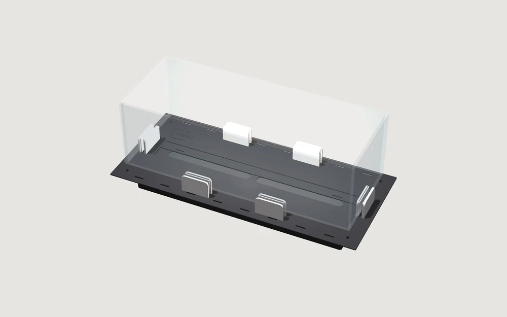 Quemador de bioetanol Fuegolo BEP 600, vista de estudio