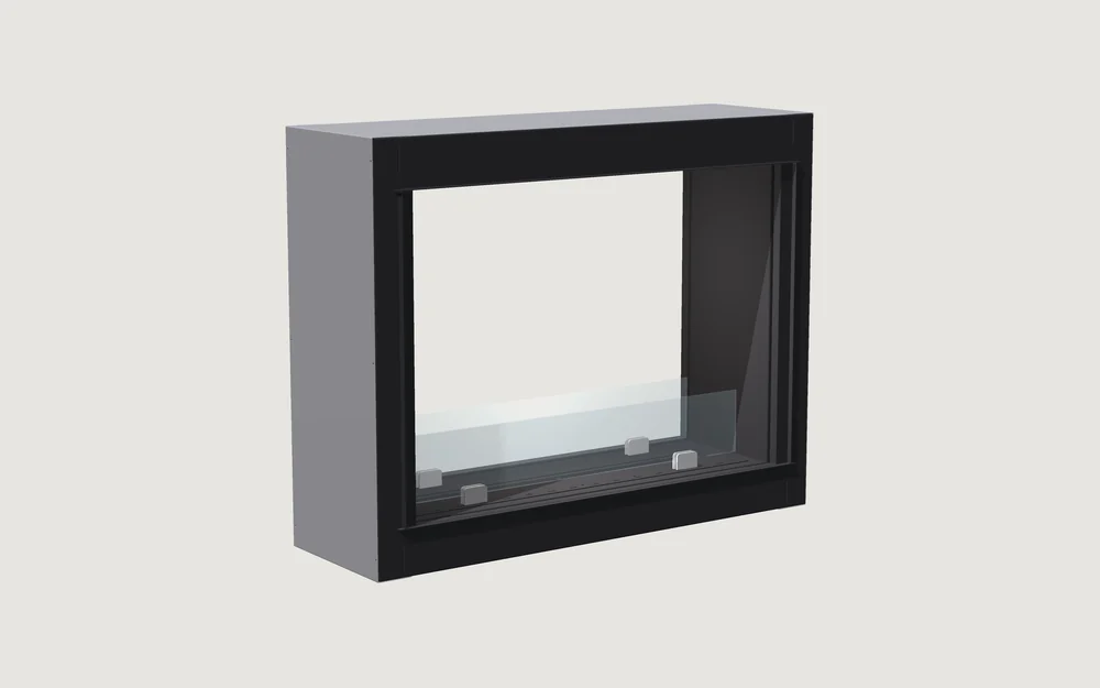 Chimenea de bioetanol Fuegolo FEH1 V 1000, Vision, 1000 mm, perspectiva de estudio