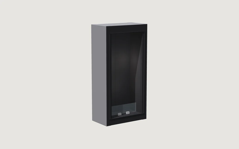Chimenea de bioetanol Fuegolo FEH2 UNO 600, Uno, 600 mm, perspectiva de estudio