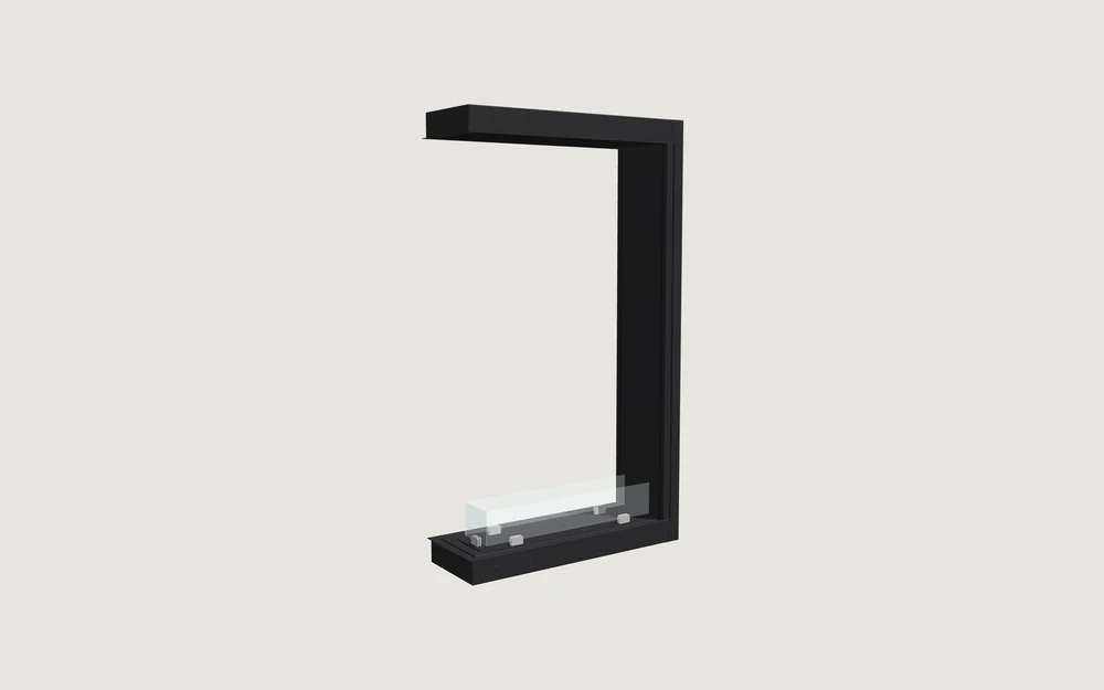 Chimenea de bioetanol Fuegolo FEH3 U 1000, U-line, 1000 mm, perspectiva de estudio